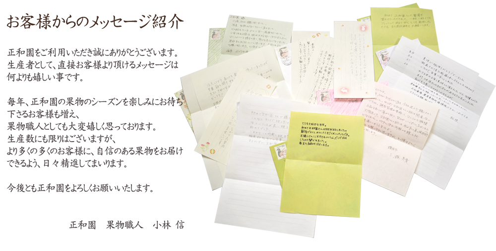 お客様の声紹介