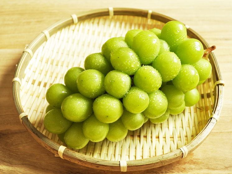 山梨県シャインマスカット写真