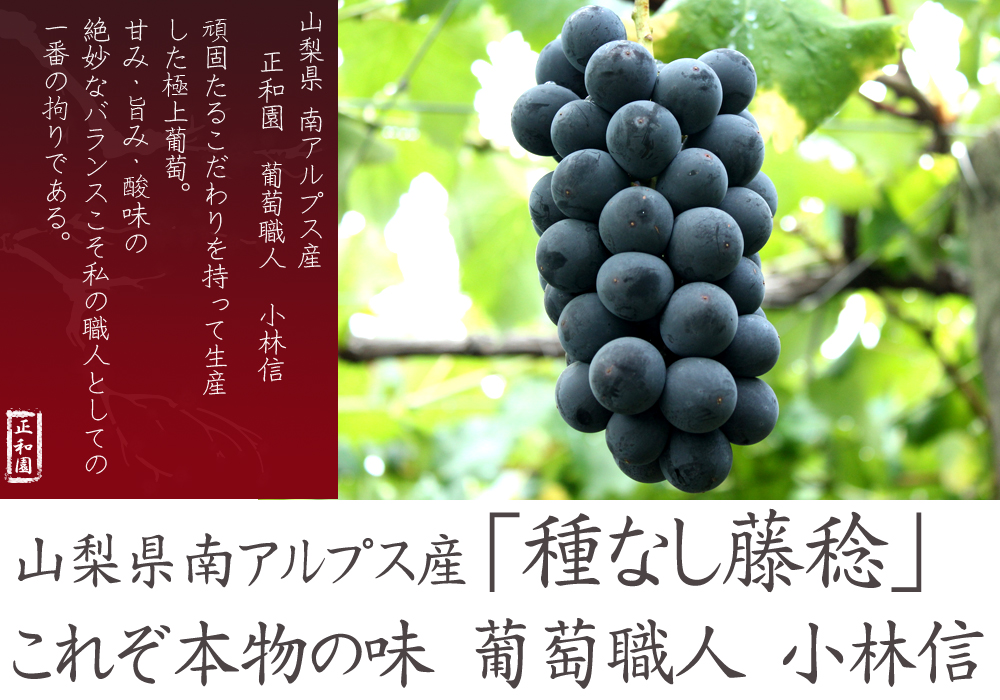山梨県南アルプス市より産地直送通信販売
