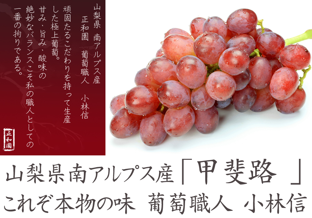 山梨県南アルプス市より産地直送通信販売